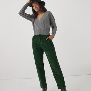 PACT Women's Mountain View Classic Corduroy Peg Pant size M